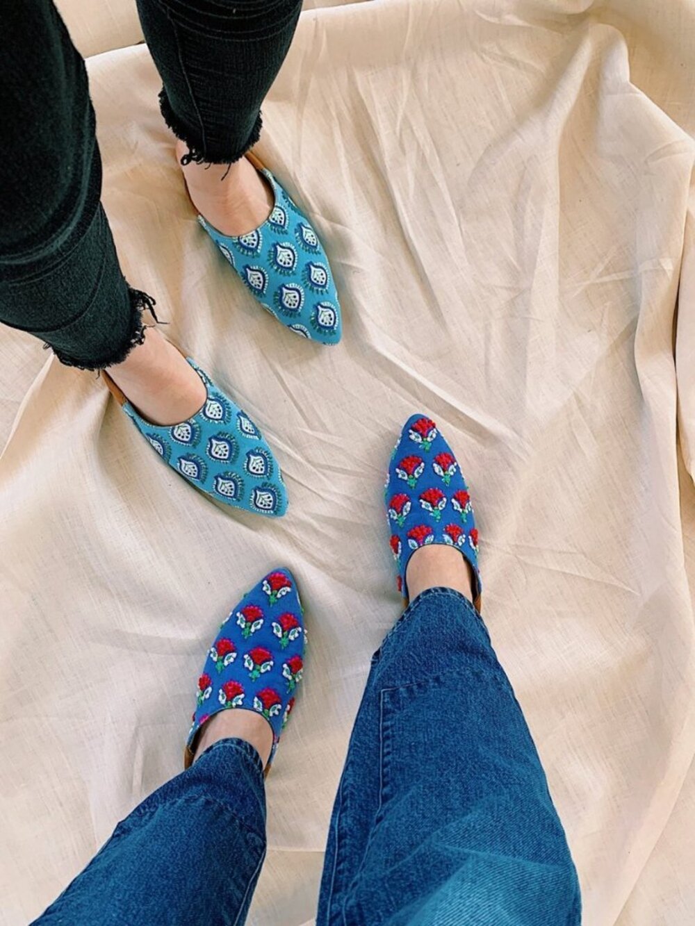 Llani | Maisie Embellished Leather Babouche Mules | NWT - Picture 5 of 5